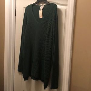 Hunter green St Johns bay sweater